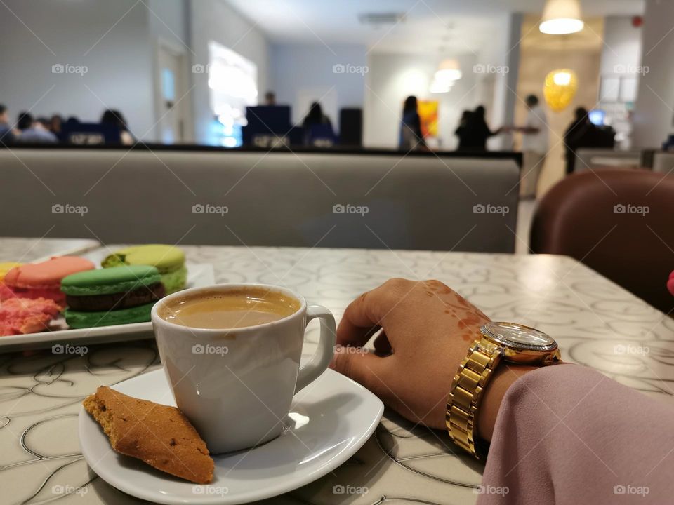 Coffee and cookies combination is love😍
