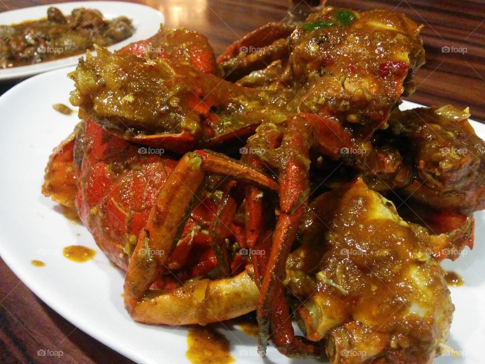 Spicy crabs