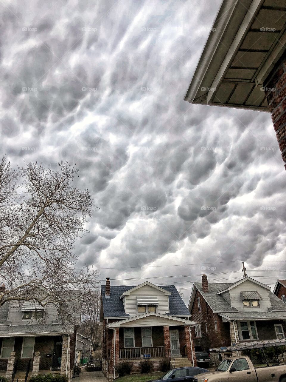 Mammatus Cloud Skies