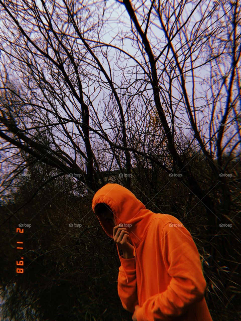 You like my orange hoodie?🧡