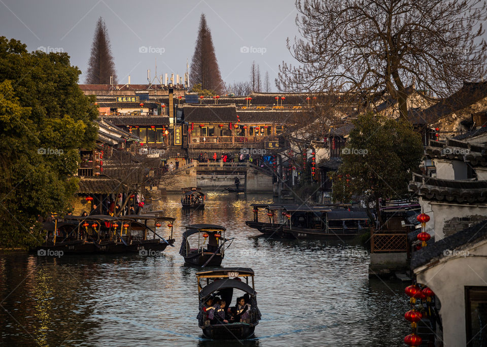 River, Water, Travel, City, Reflection