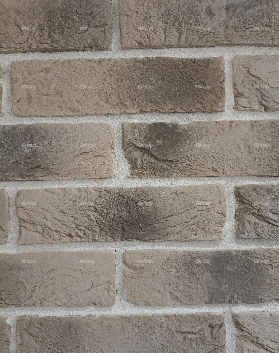 decorative brick wall geometric pattern