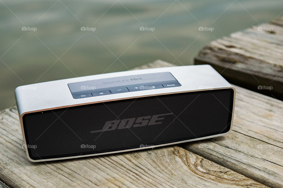 Bose speaker on dock
