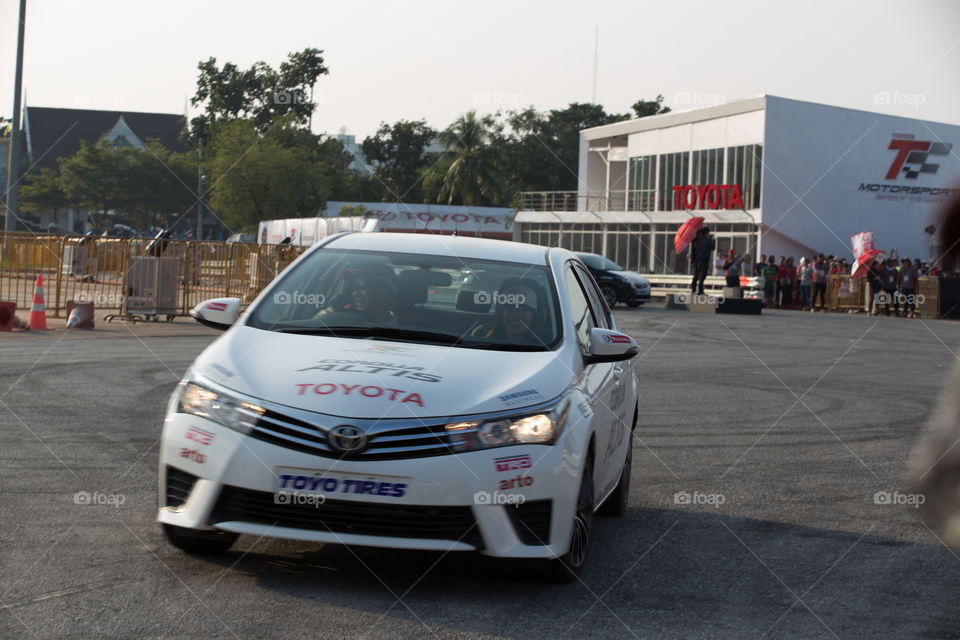 Toyota Altis drift show