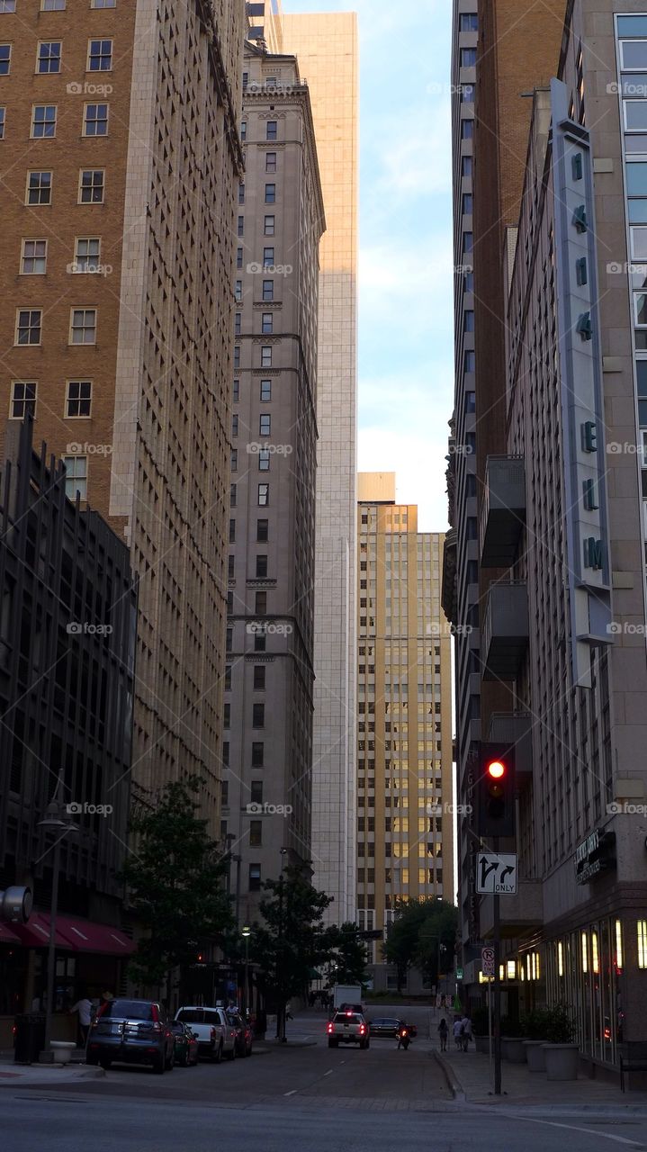 Urbanscape in downtown Dallas