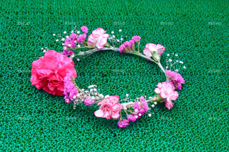 Handmade flower crown  by me 😀