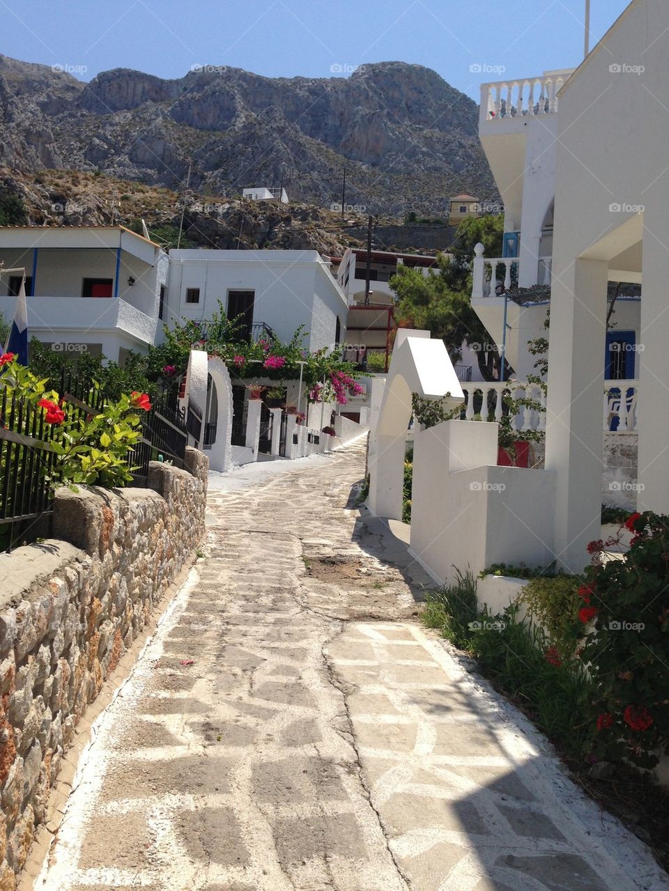 Kalymnos, view, summer, hot, Greece,