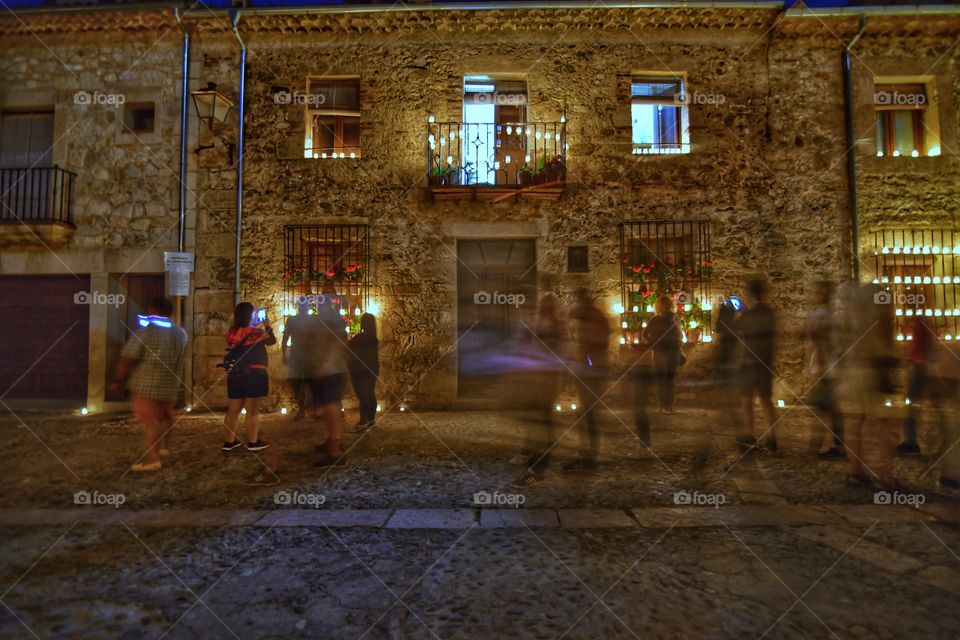 Pedraza, noche de las velas
