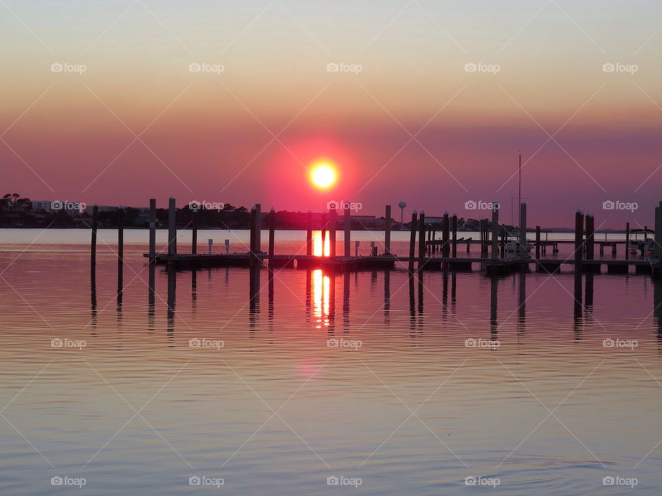 Sunset on the Sound