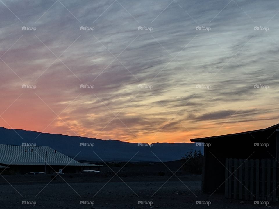 Sunrise in Death Valley