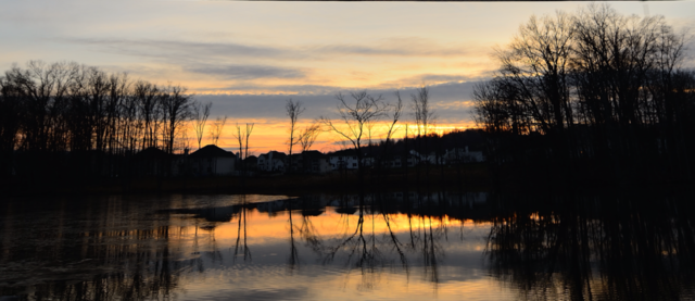 Sunset, Dawn, Reflection, Water, Lake