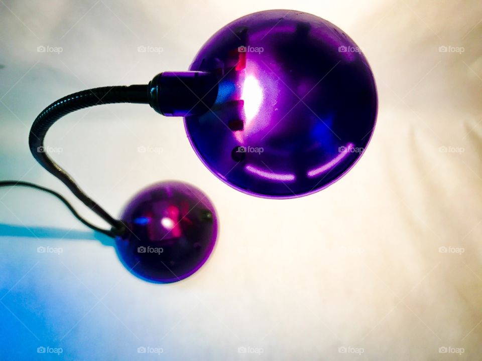 Purple lamp