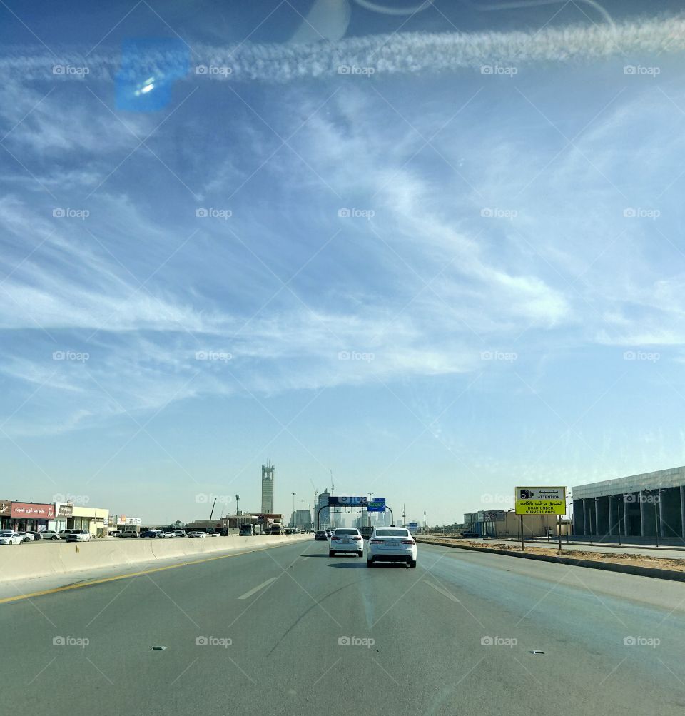 Riyadh Saudi Arabia Road veiw