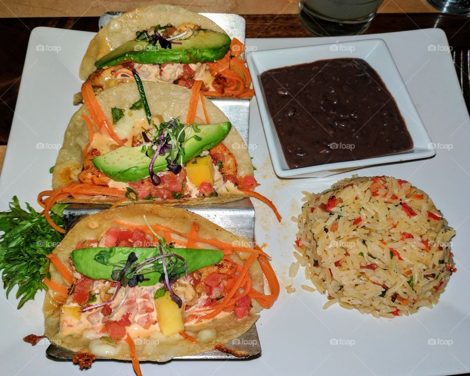 shrimp tacos