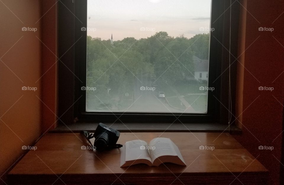 A fantastic view is good for reading and everything else.