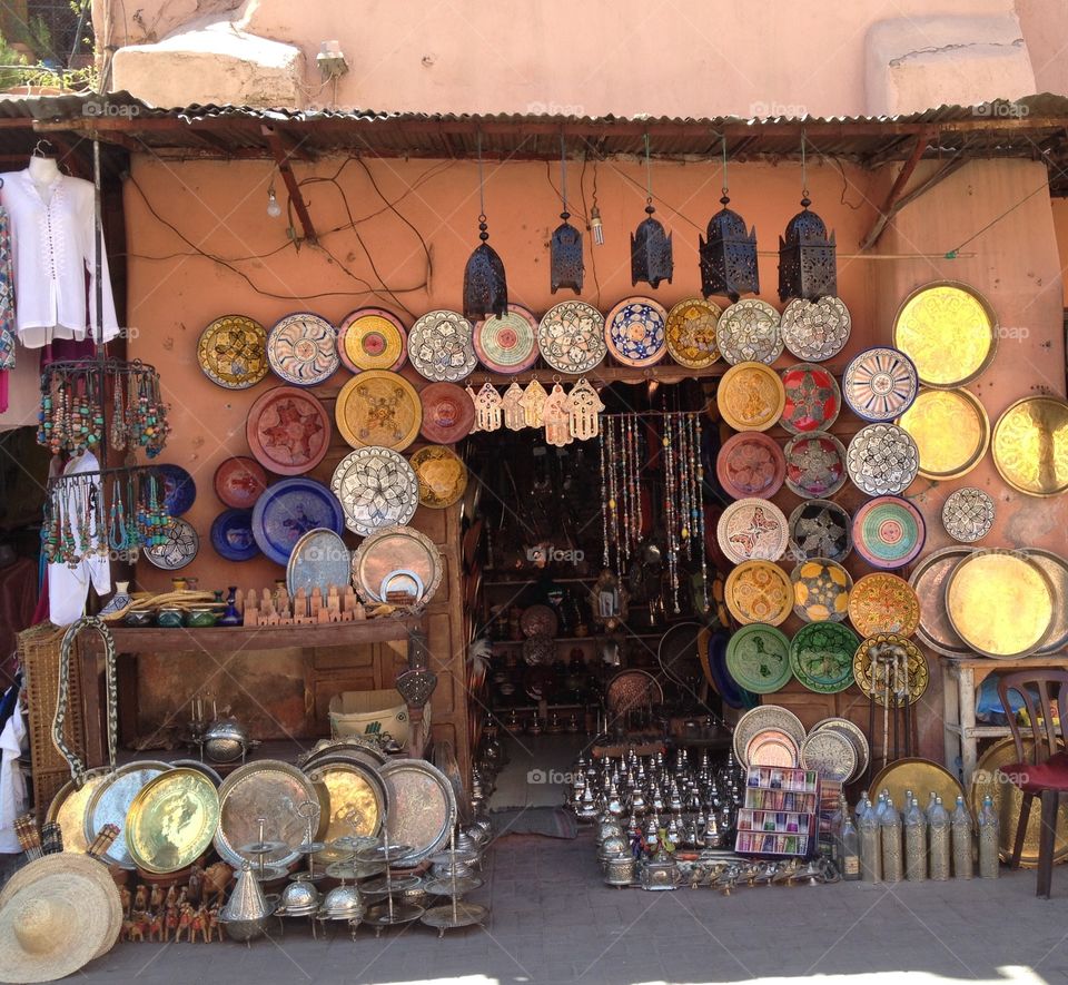 Pottery in Marrakech