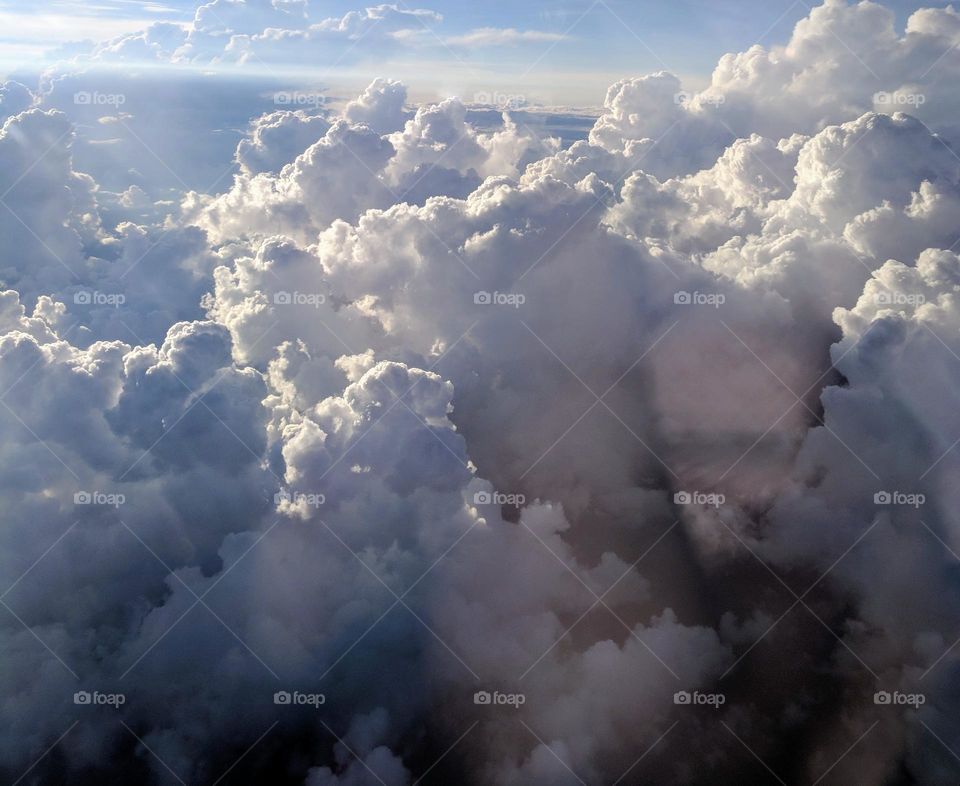 clouds from above