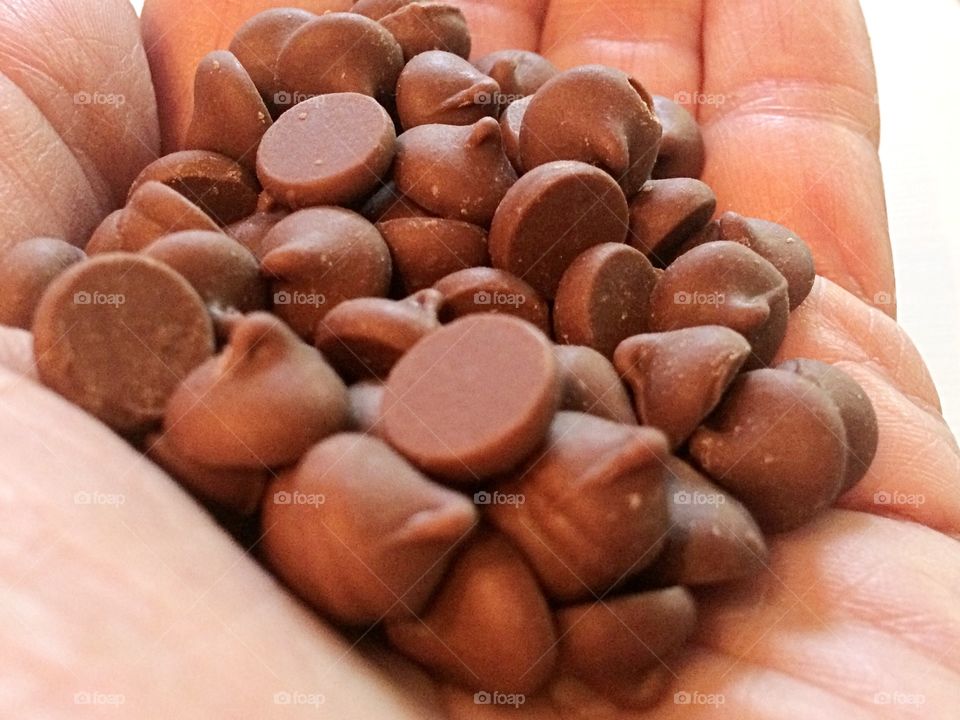 Handful of chocolates 