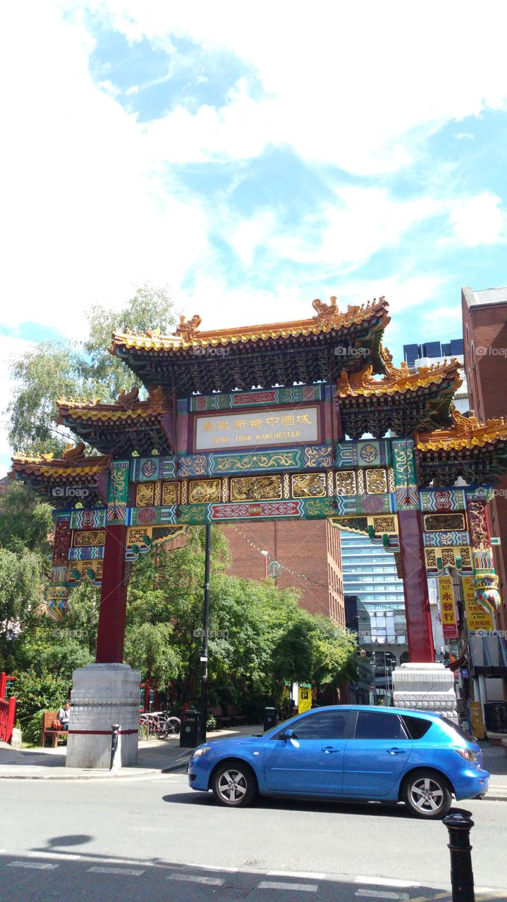 China Town gates Manch