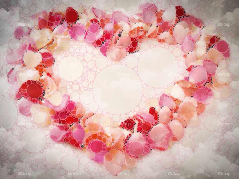 flower abstract art heart by moviemaniacuk