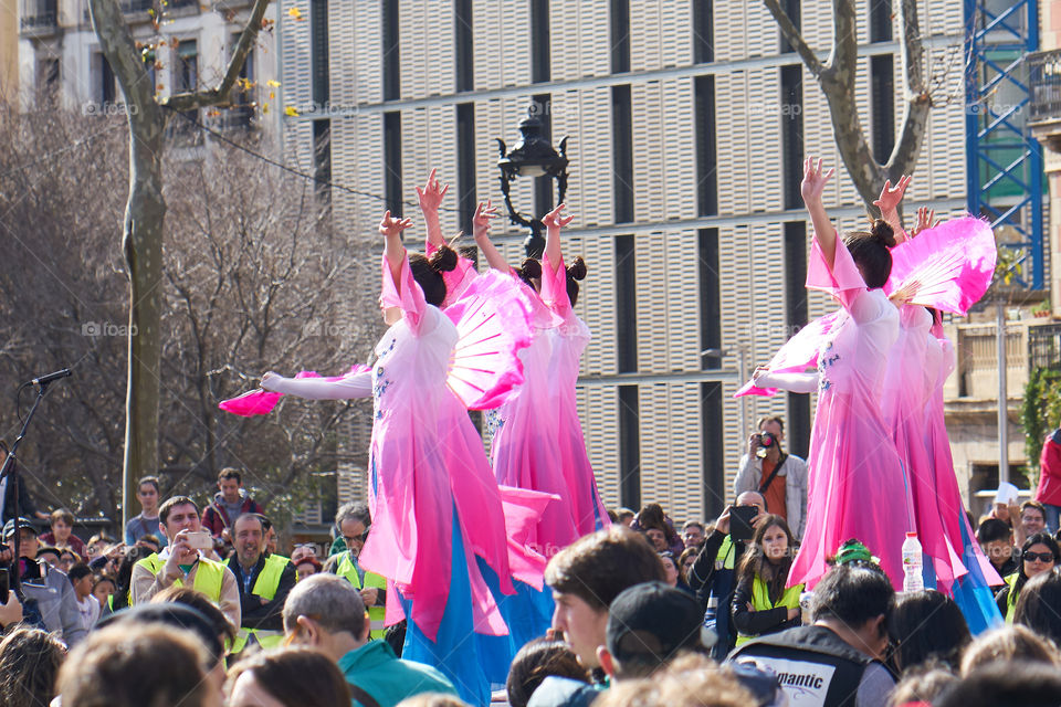 Chinese Traditional Dancers