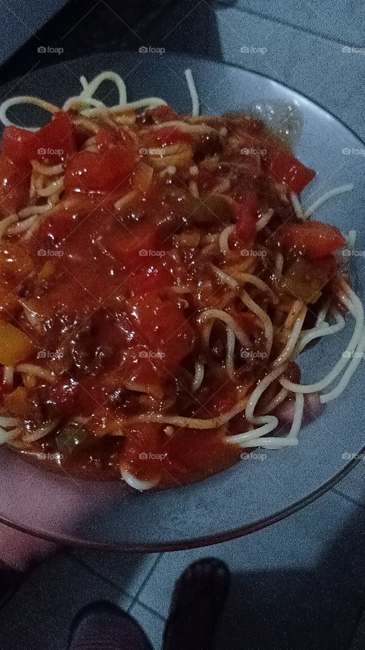 macarrão ao molho bolonhesa