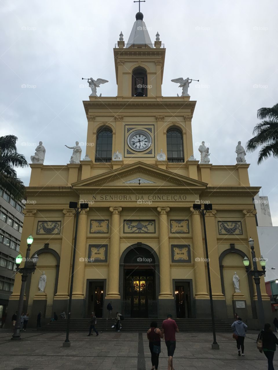 Fachada da Catedral Metropolitana de Campinas - Igreja Nossa Senhora da Conceição. 