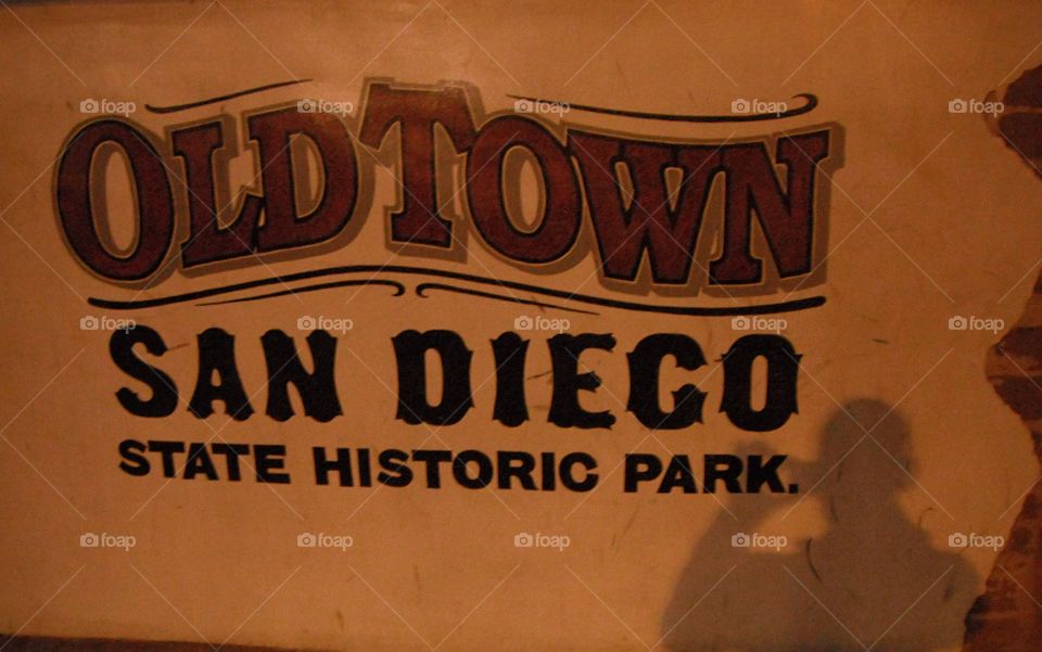 sign of old town in San Diego