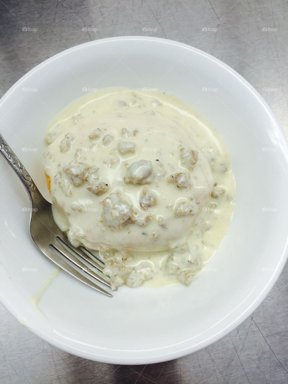 Yummy biscuits and gravy!