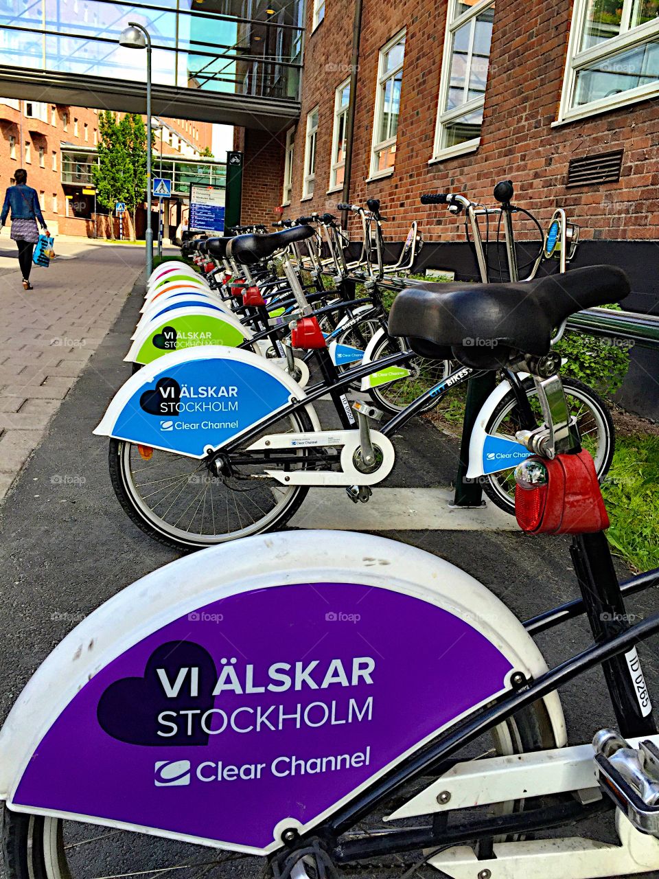 Bicycle in lovely colors! 