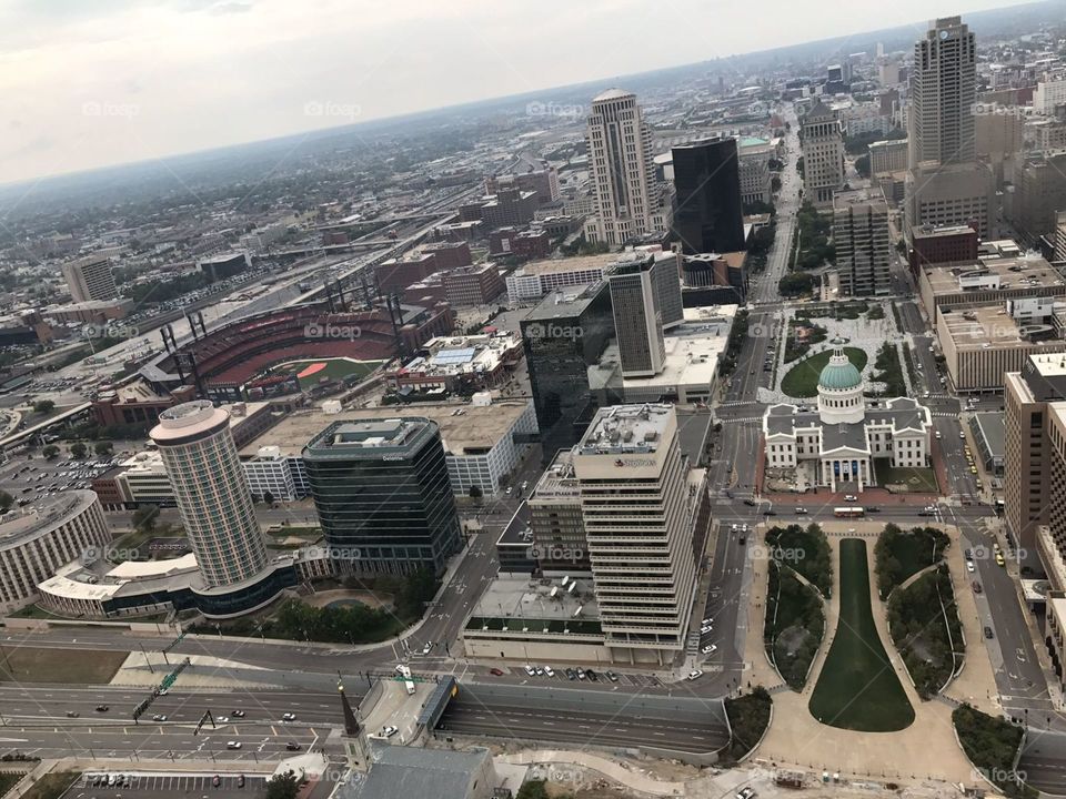 st. Louis from the arch