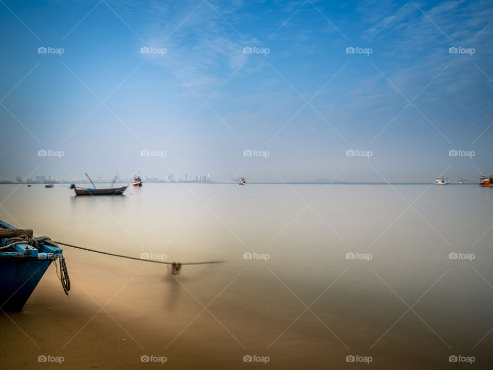 Calm day at the beach