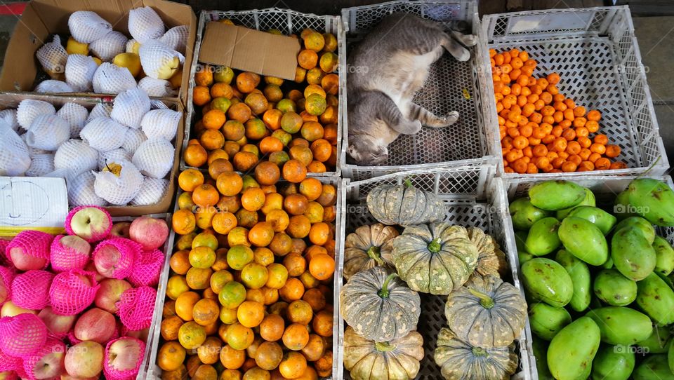 Fresh Fruit in a market.