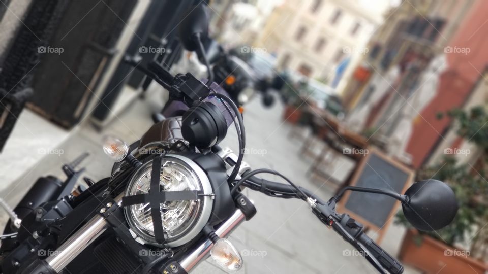Bike in the streets of Italy