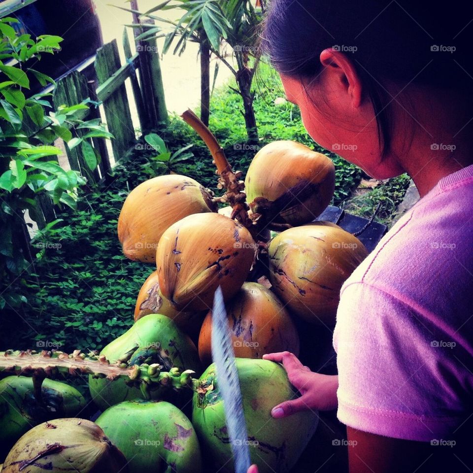 Fresh coconut