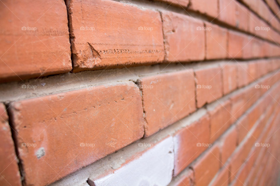 Brick wall close-up