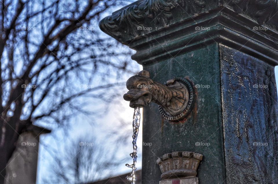 Little fountain, an icon of Milan 