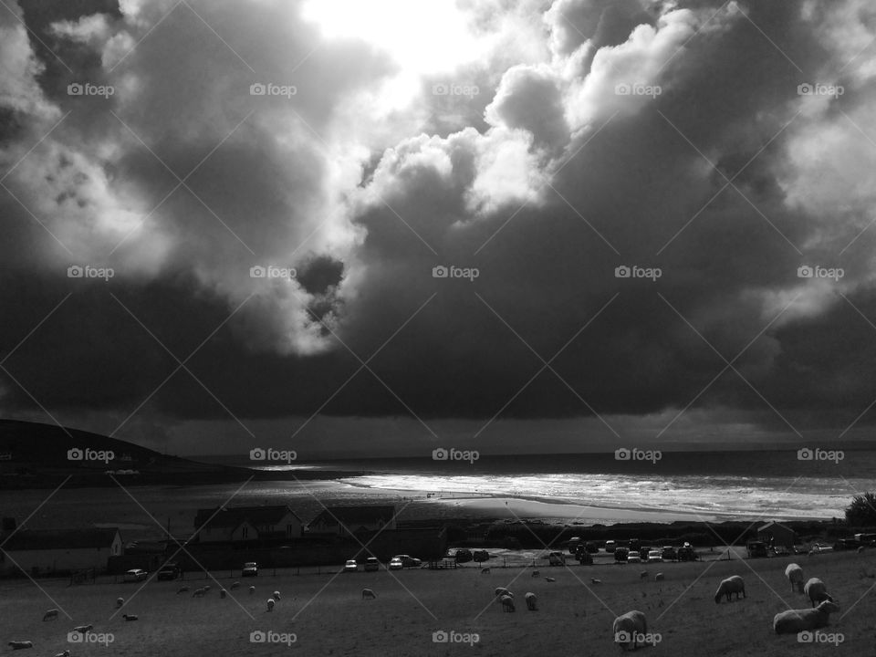 Stormy skys - North Devon