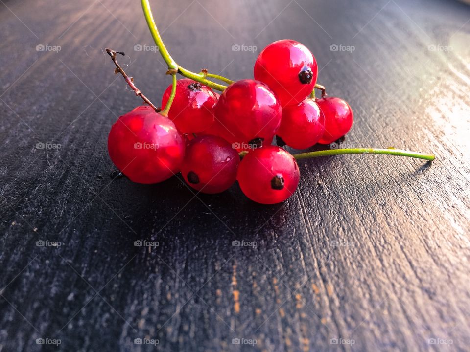 Red berries. Ingredients