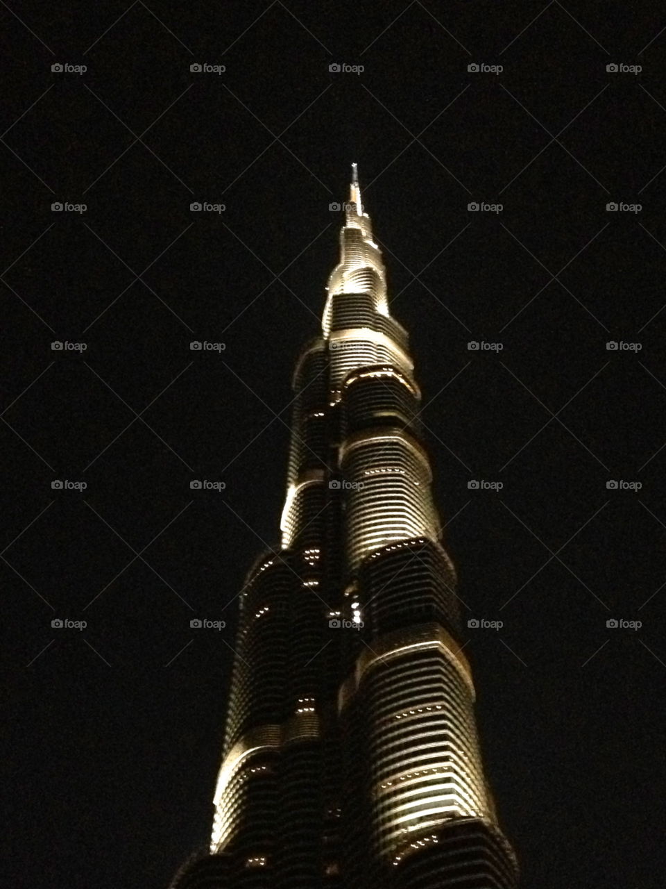 Burj Khalifa at night