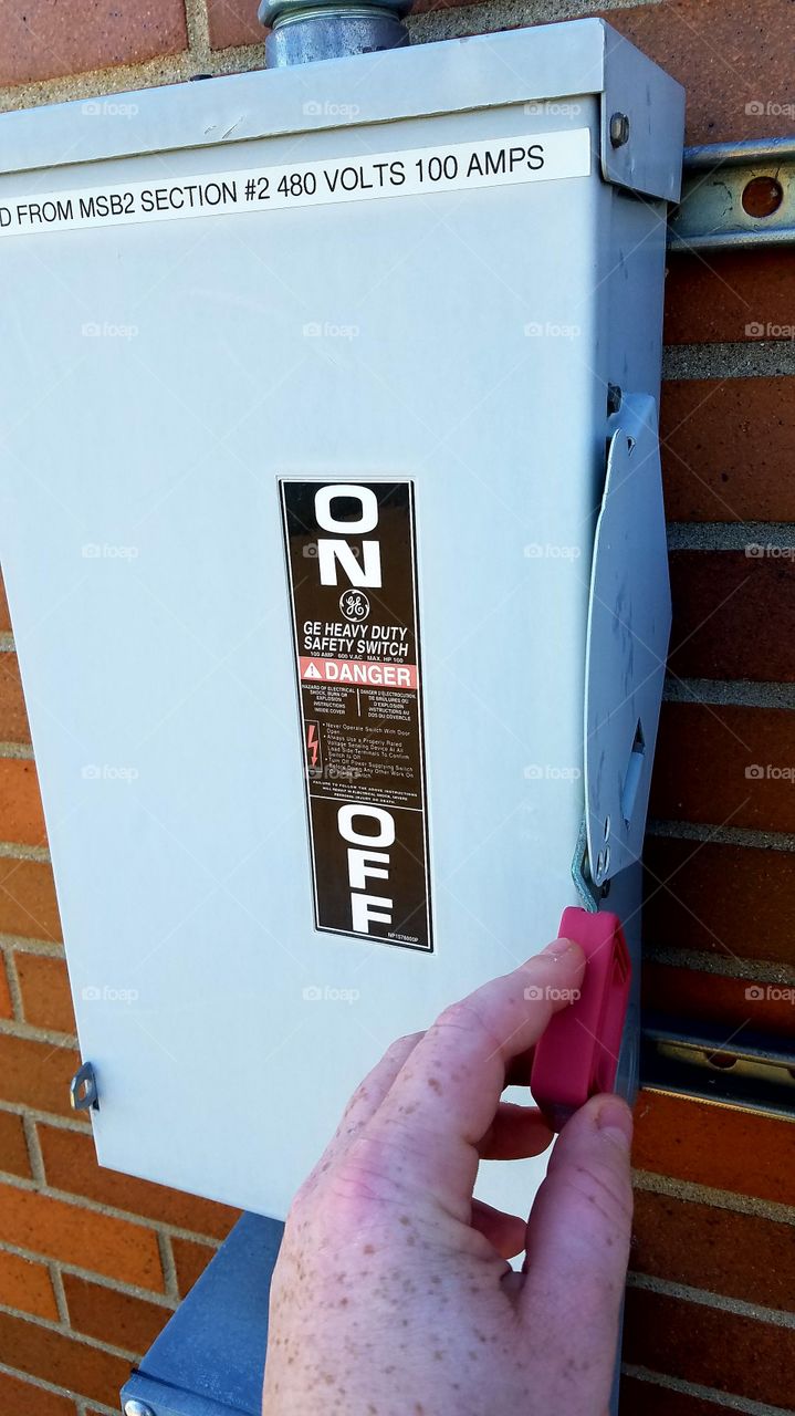 deciding to turn on or off