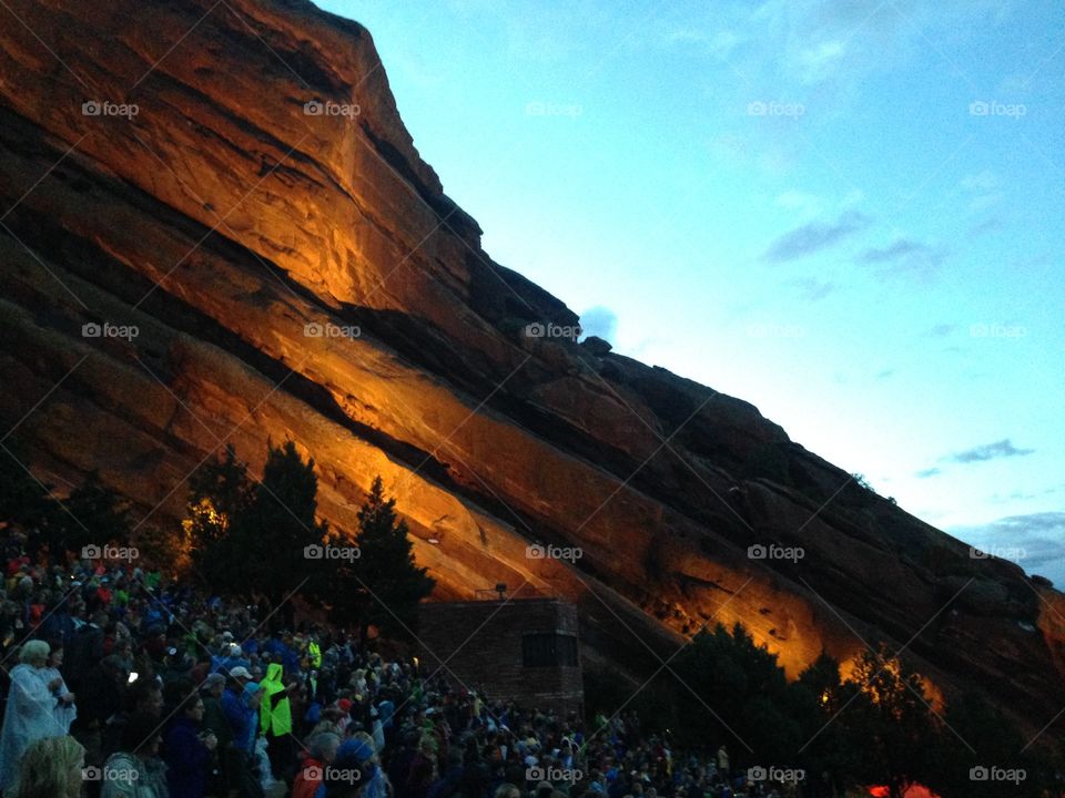 Red rocks Ampitheatre concert