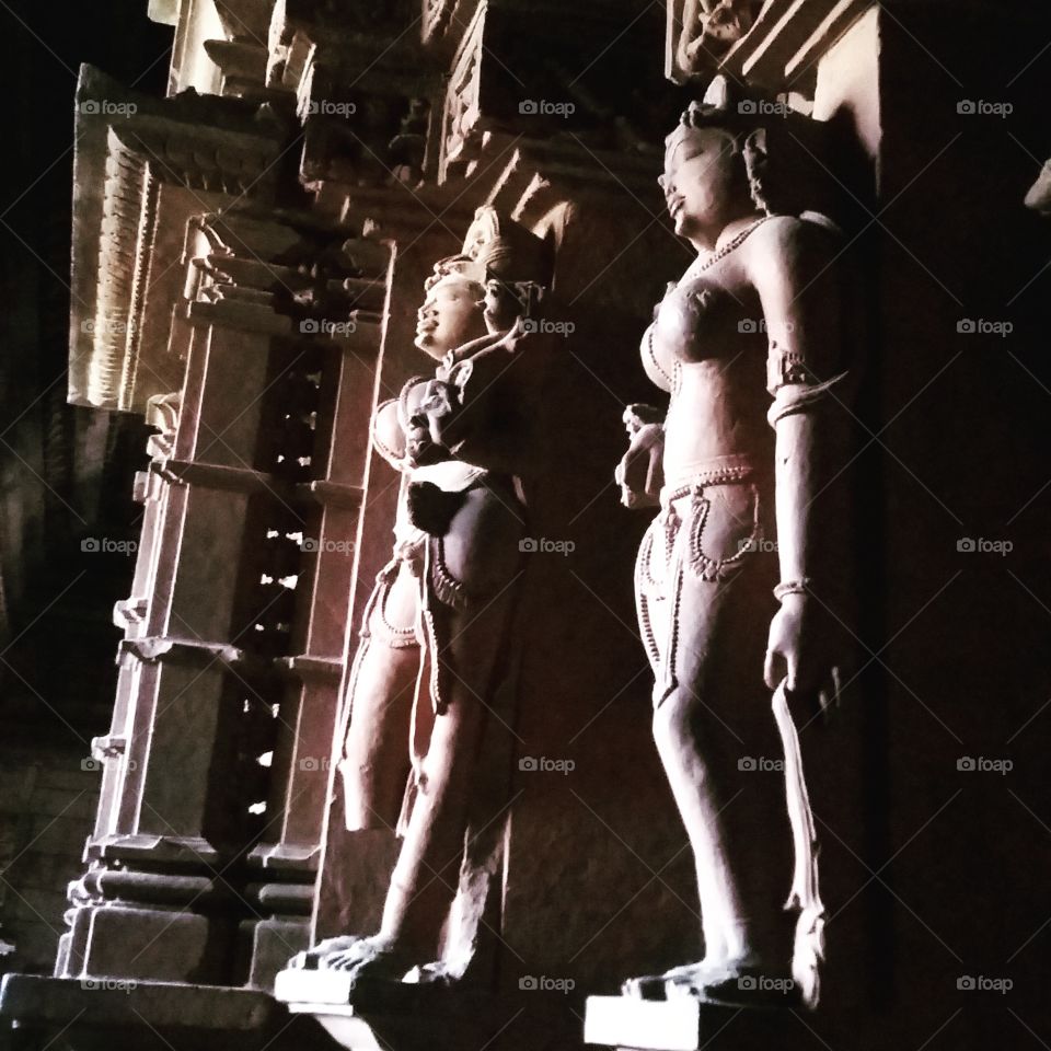 Sculptures at Temples of Khajuraho