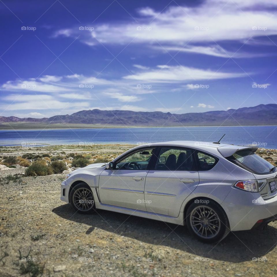 Subaru WRX . Took the Subaru out for a spin in Nevada - Walker Lake.