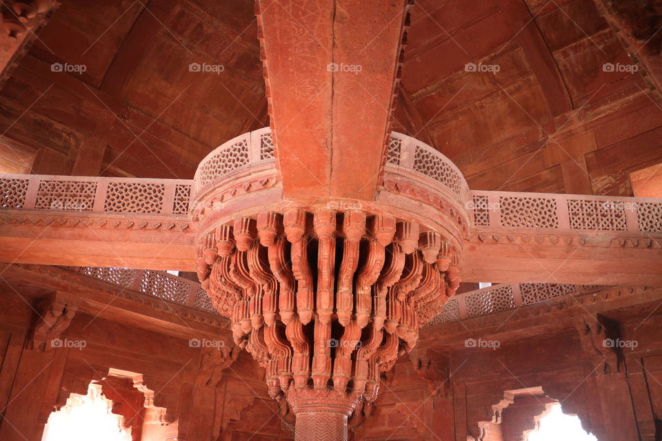 Interiors of Fatehpur Sikri, Agra, Uttar Pradesh, India