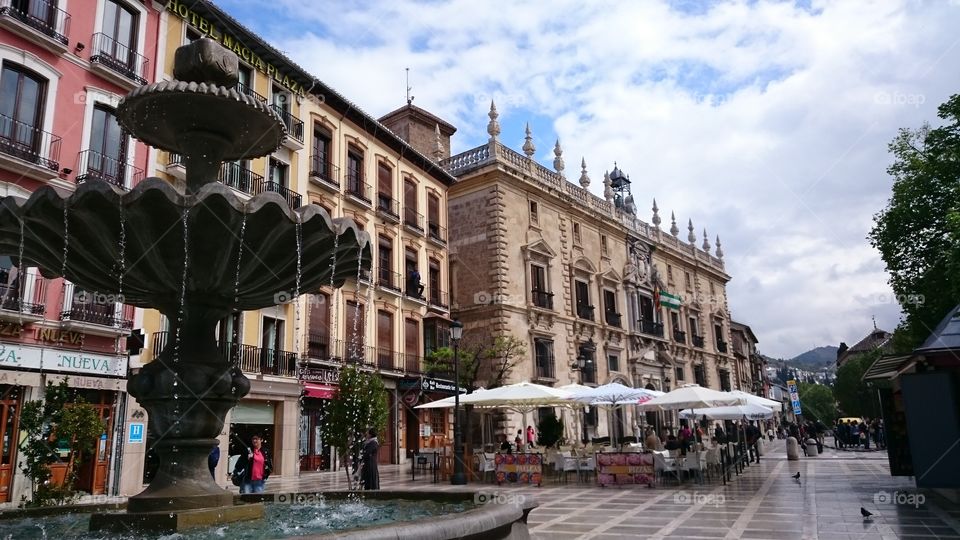 plaza . taken in Granada, Spain 