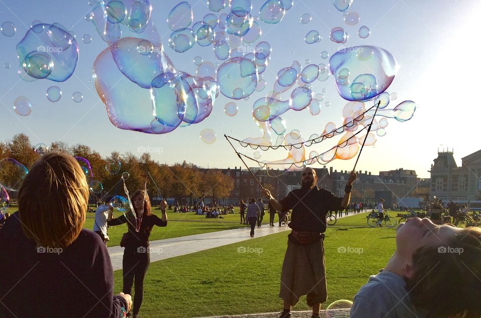 Bubbles in the sky