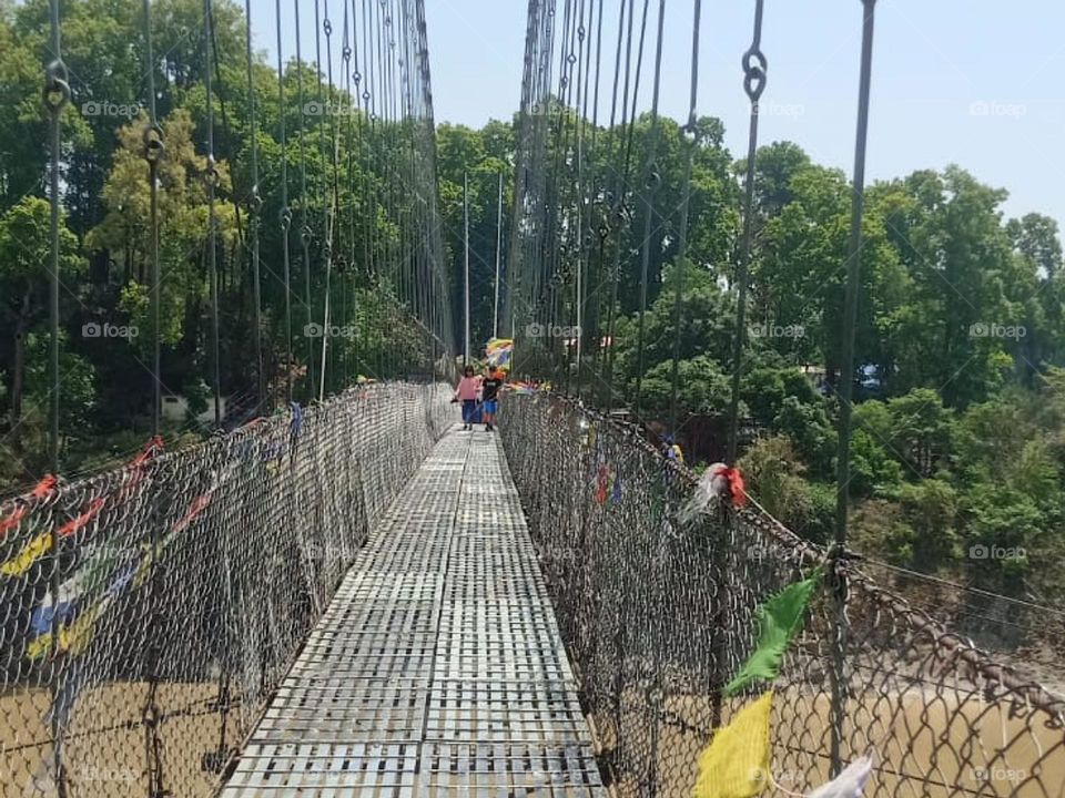 Beautiful Bridge in Kathmandu Nepal