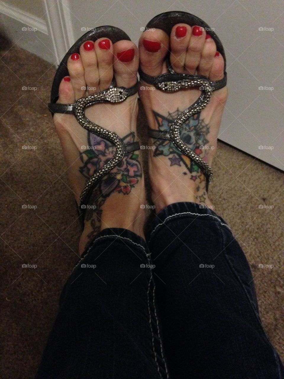 Cool shoes & tattoos