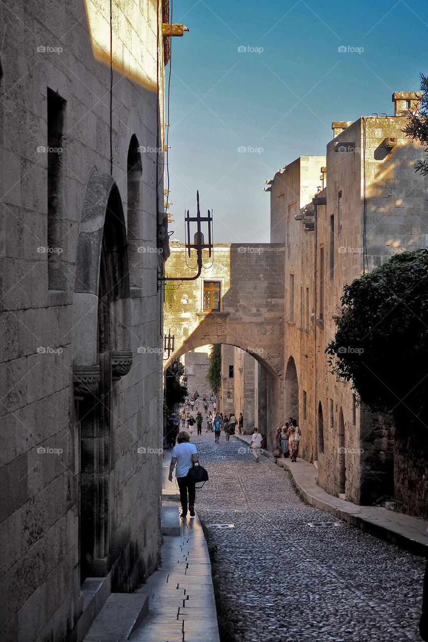 knights street, Rodos